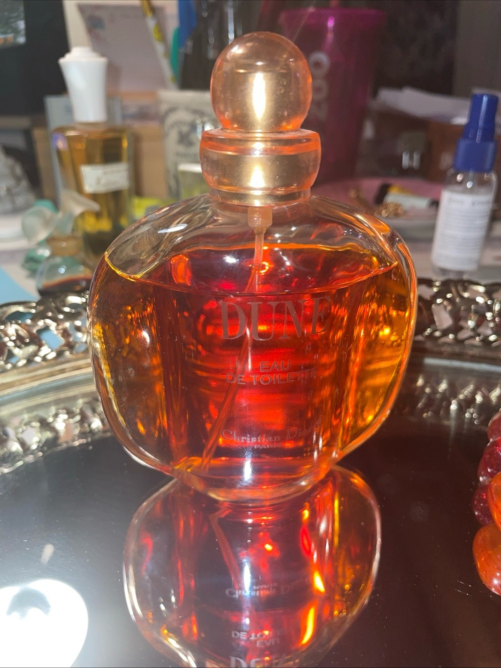 Christian DIOR “DUNE” Eau de Toilette Perfume VINTAGE 100ml 3.4 oz old formula